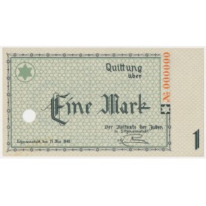 Lodz Ghetto, 1 mark 1940 - MODEL - 000000