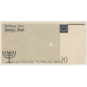 Getto w Łodzi, 20 marek 1940 - WZÓR - 000000