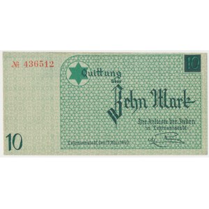 Getto w Łodzi, 10 marek 1940 - podwójne podkreślenie w No., bez zw