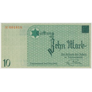 Getto w Łodzi, 10 marek 1940 - ze znakiem wodnym
