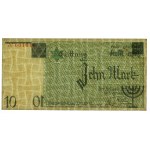 Getto w Łodzi, 10 marek 1940 - ze znakiem wodnym