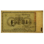 Lodz ghetto, 1 mark 1940 - no series, 6-digit numbering