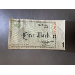 Getto w Łodzi, 1 - 50 marek 1940 - komplet ENTWERTET z nr 000393 (6szt)