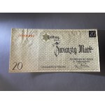 Getto w Łodzi, 1 - 50 marek 1940 - komplet ENTWERTET z nr 000393 (6szt)