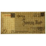 Getto w Łodzi, 1 - 50 marek 1940 - komplet ENTWERTET z nr 000393 (6szt)