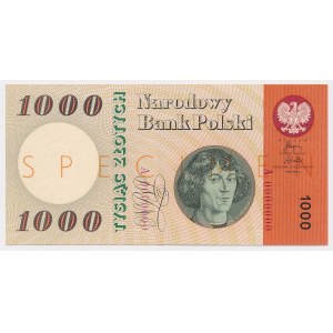 1.000 złotych 1965 - SPECIMEN - A 0000000