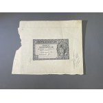 London, 5 gold 1939 - proof print