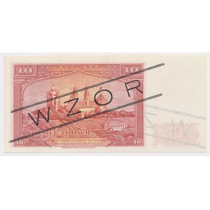 Londyn, 10 złotych 1939 - WZÓR - A 012345