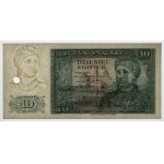 London, 10 gold 1939 - GREEN - A 000000