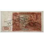 Londyn, 100 złotych 1939 - WZÓR - A 012345