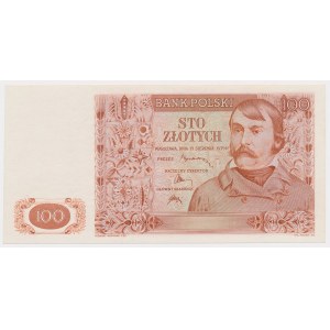 Londyn, 100 złotych 1939 - druk próbny