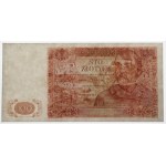 Londyn, 100 złotych 1939 - druk próbny