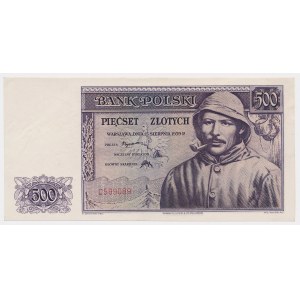 Londra, 500 oro 1939 - C