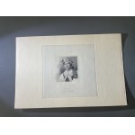 20 zl 1939 ABNCo - printing of portrait sample on cardboard card