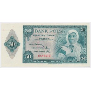 ABNCo, 50 złotych 1939 - H