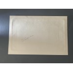 ABNCo, 50 zloty 1939 - proof print of obverse on cardboard sheet