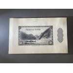 ABNCo, 50 zloty 1939 - reverse proof printing