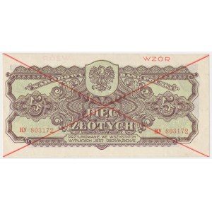 5 złotych 1944 ...owe - WZÓR - HY 803...