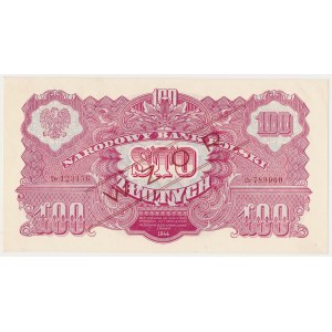 100 złotych 1944 ...owe - WZÓR - Dr 123... - seria zastępcza