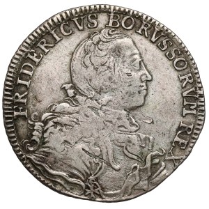 Silesia, Frederick II the Great, 1/4 thaler 1751-B, Wrocław