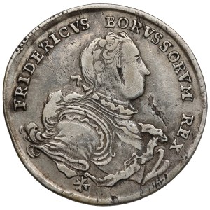 Śląsk, Fryderyk II Wielki, 1/4 talara 1752-B, Wrocław