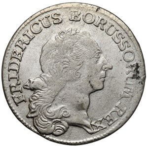 Silesia, Frederick II the Great, 1/6 thaler 1765-B, Wroclaw - open 6