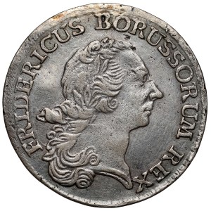 Śląsk, Fryderyk II Wielki, 1/6 talara 1766-B, Wrocław