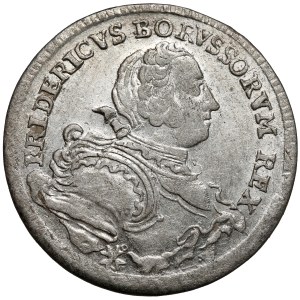 Śląsk, Fryderyk II Wielki, 1/12 talara 1751-B, Wrocław - data szeroko