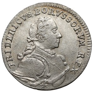 Silesia, Frederick II the Great, 1/12 thaler 1752-B, Breslau - date wide