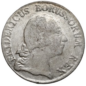 Śląsk, Fryderyk II Wielki, 1/12 talara 1764-B, Wrocław - data wąsko