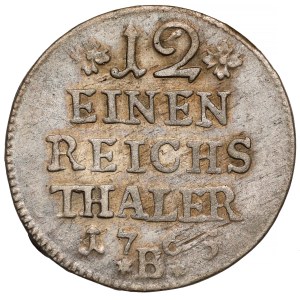 Silesia, Frederick II the Great, 1/12 thaler 1765-B, Wrocław