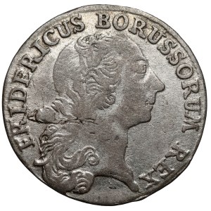 Śląsk, Fryderyk II Wielki, 1/12 talara 1768-B, Wrocław
