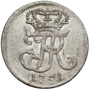 Silesia, Frederick II the Great, 1/24 thaler 1751-B, Wrocław