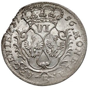 Śląsk, Fryderyk II Wielki, Szóstak 1756-B, Wrocław