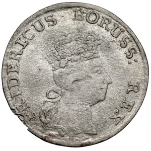 Silesia, Frederick II the Great, 3 krajcara 1764-B, Wrocław - in CORONA