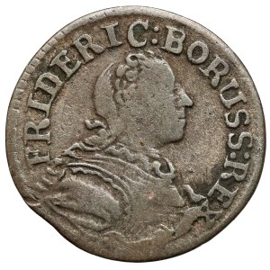 Silesia, Frederick II the Great, Krajcar 1754-B, Wrocław