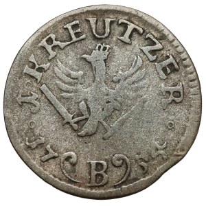Silesia, Frederick II the Great, Krajcar 1754-B, Wrocław