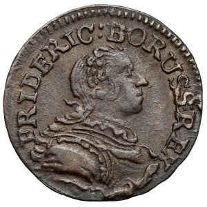 Silesia, Frederick II the Great, Krajcar 1756-B, Wrocław