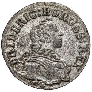 Silesia, Frederick II the Great, 2 greszle 1754-B, Wrocław