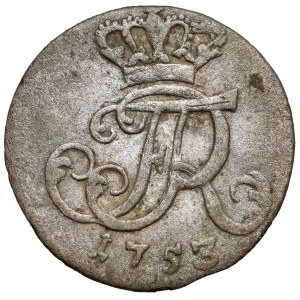 Silesia, Frederick II the Great, Greszel 1753-B, Wrocław - small crown