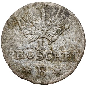 Silesia, Frederick II the Great, Greszel 1753-B, Wrocław - small crown