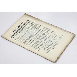 Numismatische und archäologische Nachrichten 1919 / 6