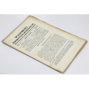 Numismatic and Archaeological News 1919 / 8 and 9