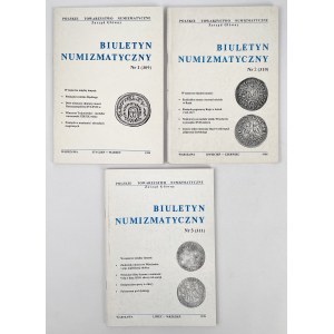 Biuletyn Numizmatyczny 1998 - zestaw (3szt)