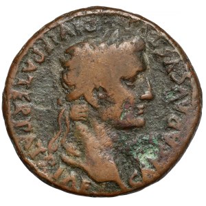 Octavian Augustus (27 B.C.-14 A.D.) As, Lugdunum
