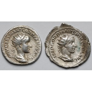 Gordian III (238-244 AD) Antoninians, Rome - set (2pcs)