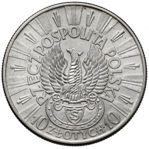 Strzelecki, Pilsudski 10 zloty 1934