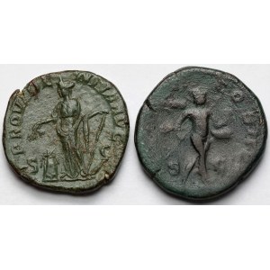 Alexander Severus (222-235 AD) Sesterce, Rome - set (2pcs)
