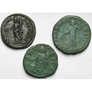 Roman Empire, Provincial bronzes (3rd century A.D.) - set (3pcs)