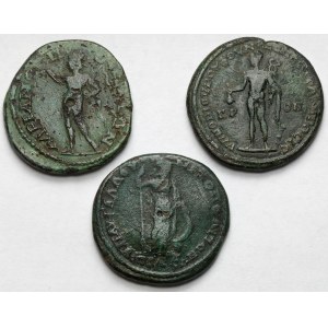 Roman Empire, Provincial bronzes (3rd century A.D.) - set (3pcs)